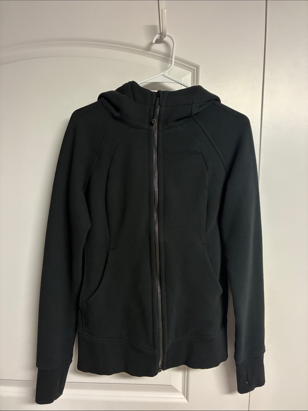 lululemon athletica Black Full-Zip Hooded Jacket